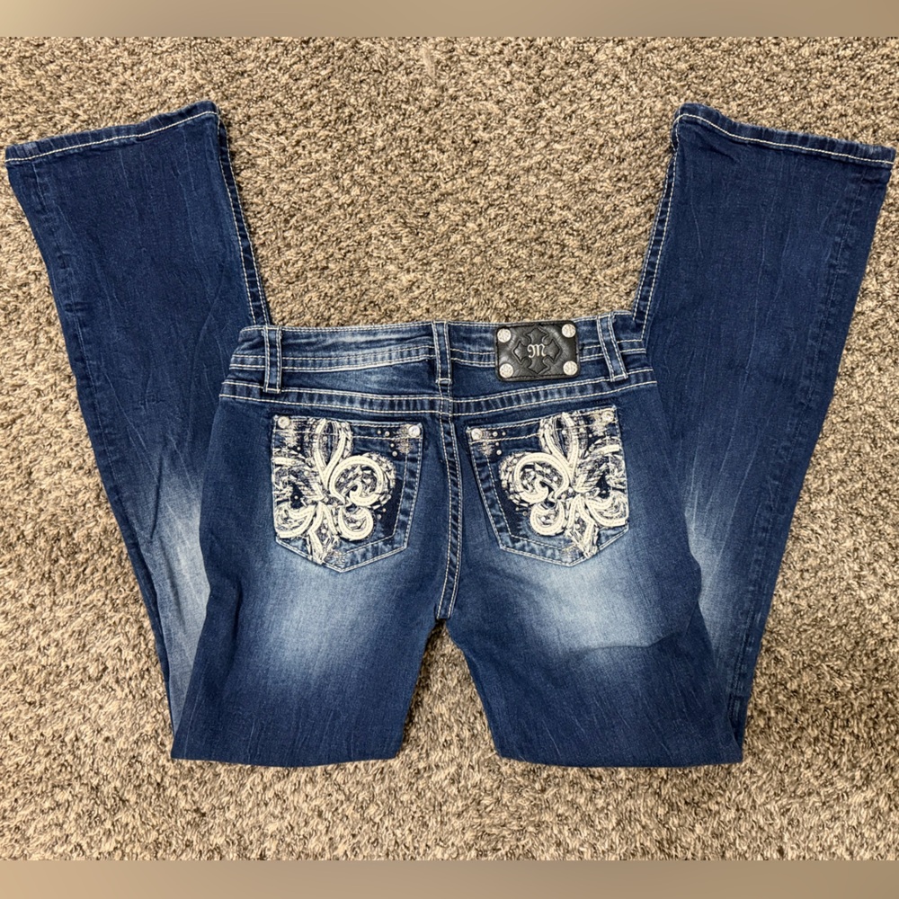Miss Me Dark Blue Boot Cut Jeans women’s size 30